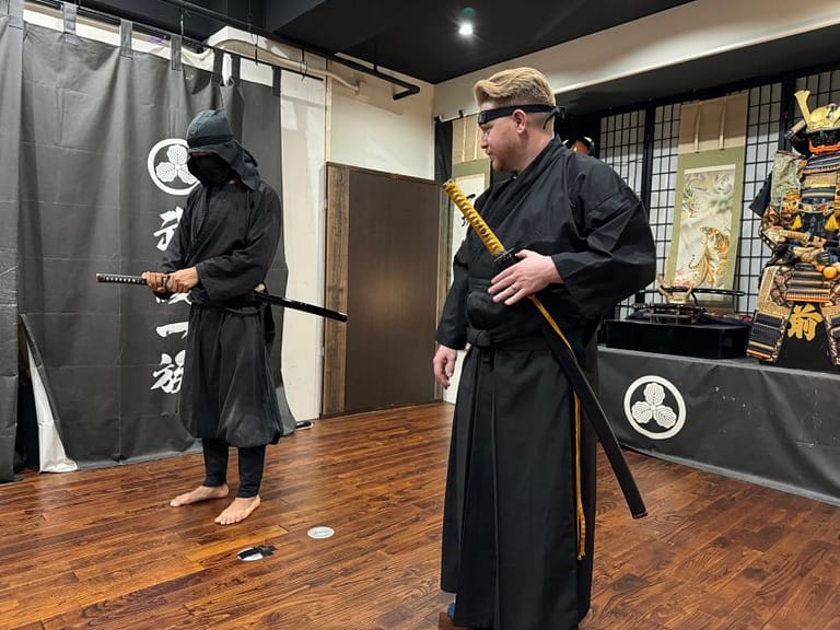 90-min Shinobi Samurai Premium Experience in a Dojo in Tokyo