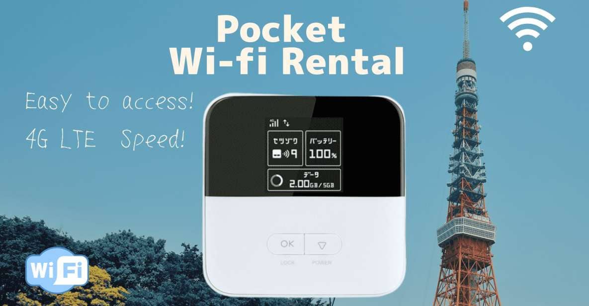 Japan: Unlimited Pocket Wi-Fi Router Rental - Hotel Delivery - Whats Included and Delivery