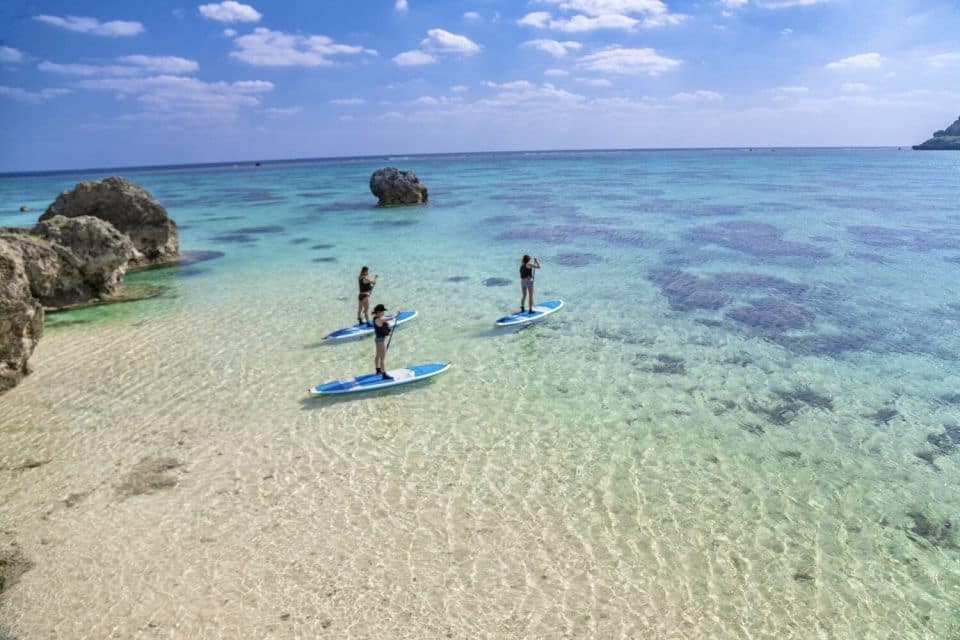 [Miyako 1 Day] Beach SUP & Pumpkin Limestone Caving & Canoe - Adrenaline-Fueled Ocean Kayaking