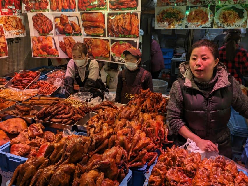 Tokyo Japanese Food Hopping Tour in Ueno Ameyoko at Night - Discovering Local Japanese Cuisine