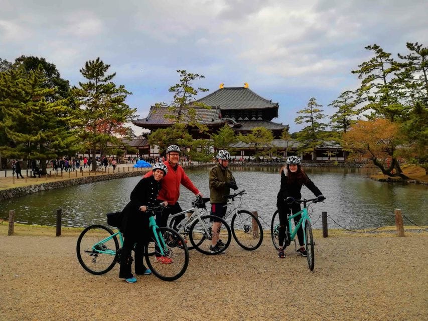Nara: Nara Park Private Family Bike Tour With Lunch - Just The Basics