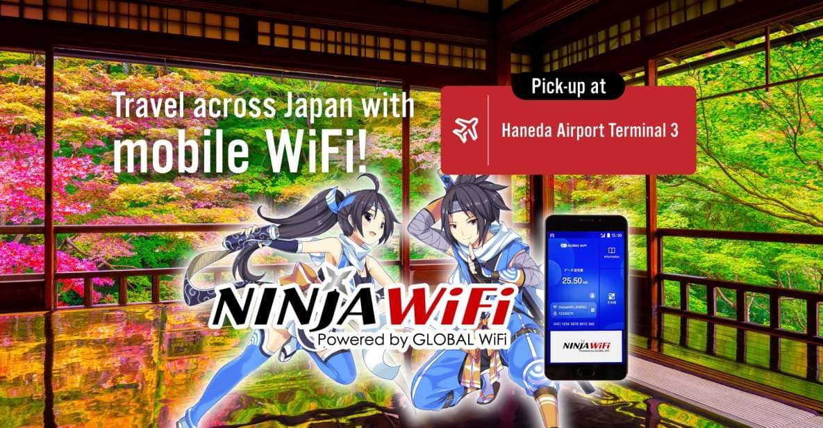 Tokyo: Haneda Airport Terminal 3 Mobile WiFi Rental - Just The Basics