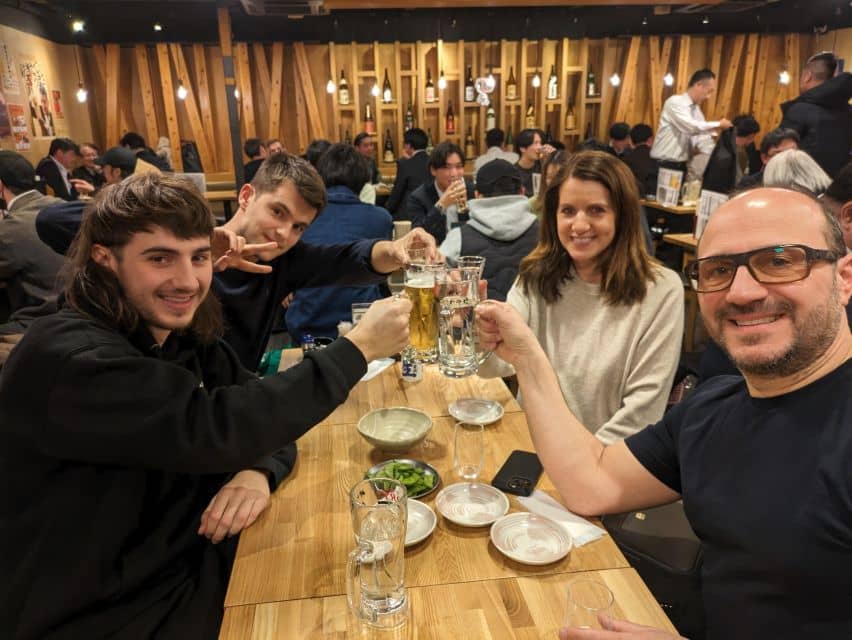 Tokyo Japanese Food Hopping Tour in Ueno Ameyoko at Night - Just The Basics