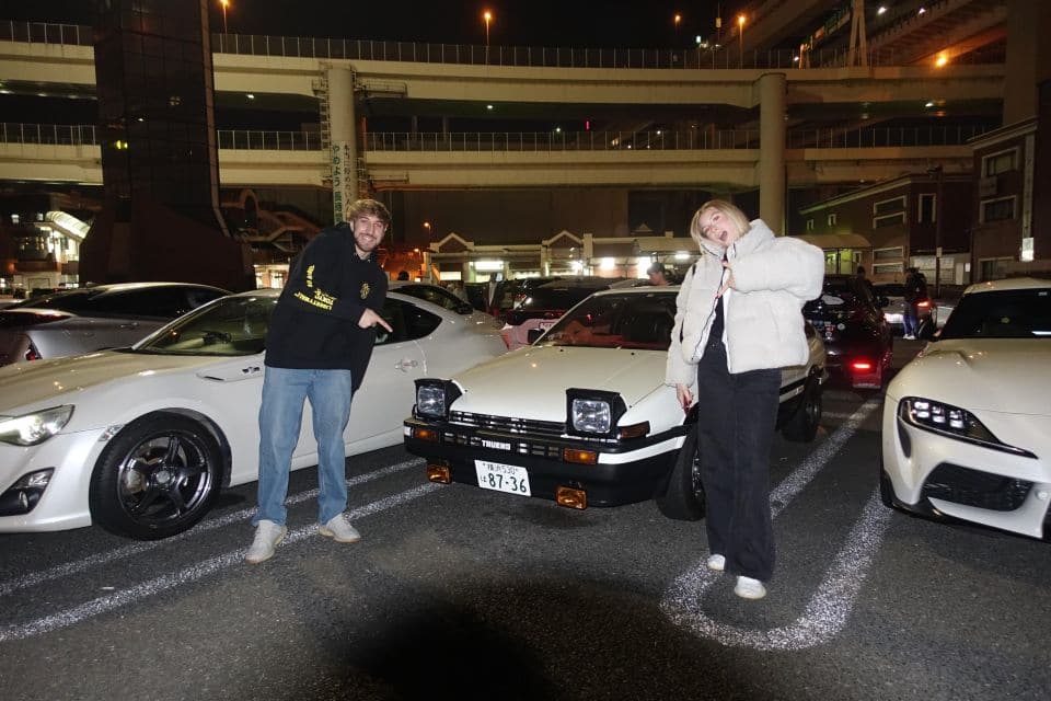 Tokyo: Nighttime Car Tour to Daikoku PA With Local Guide - Just The Basics