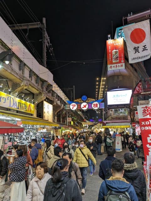 Tokyo Ueno Ameyoko Japanese Food and Sweet Hunting Tour - Just The Basics